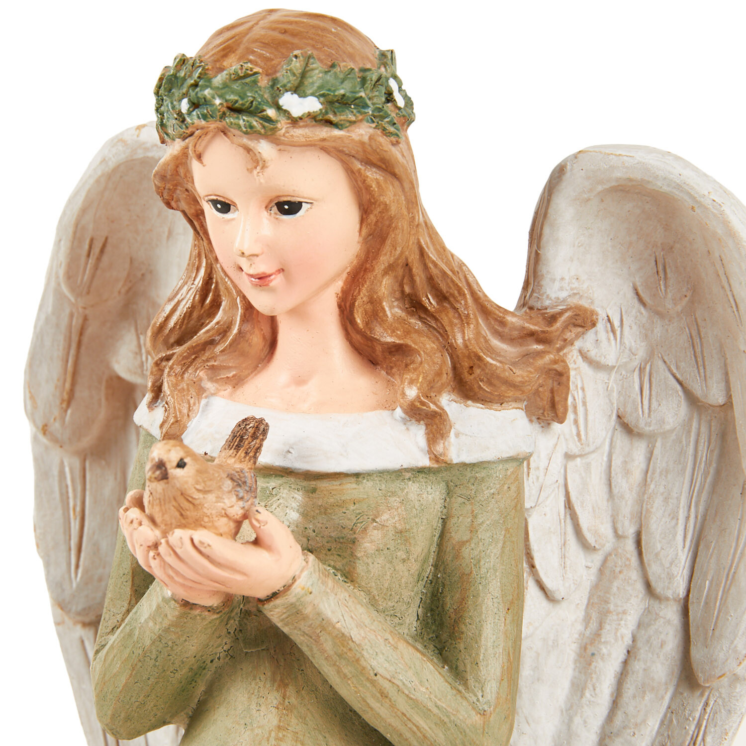 Wood Effect Standing Angel