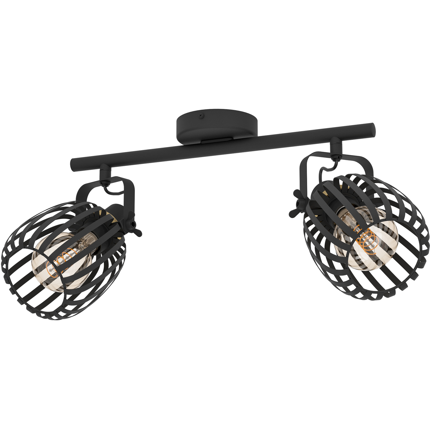 Eglo Girona Steel Modern 2-light Spotlight - Black