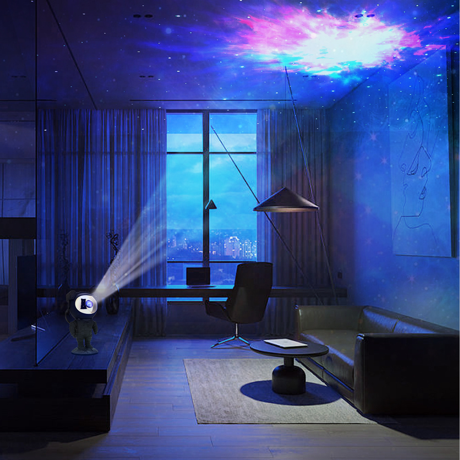 Starry Sky Projection Lamp for Tabletop Decoration