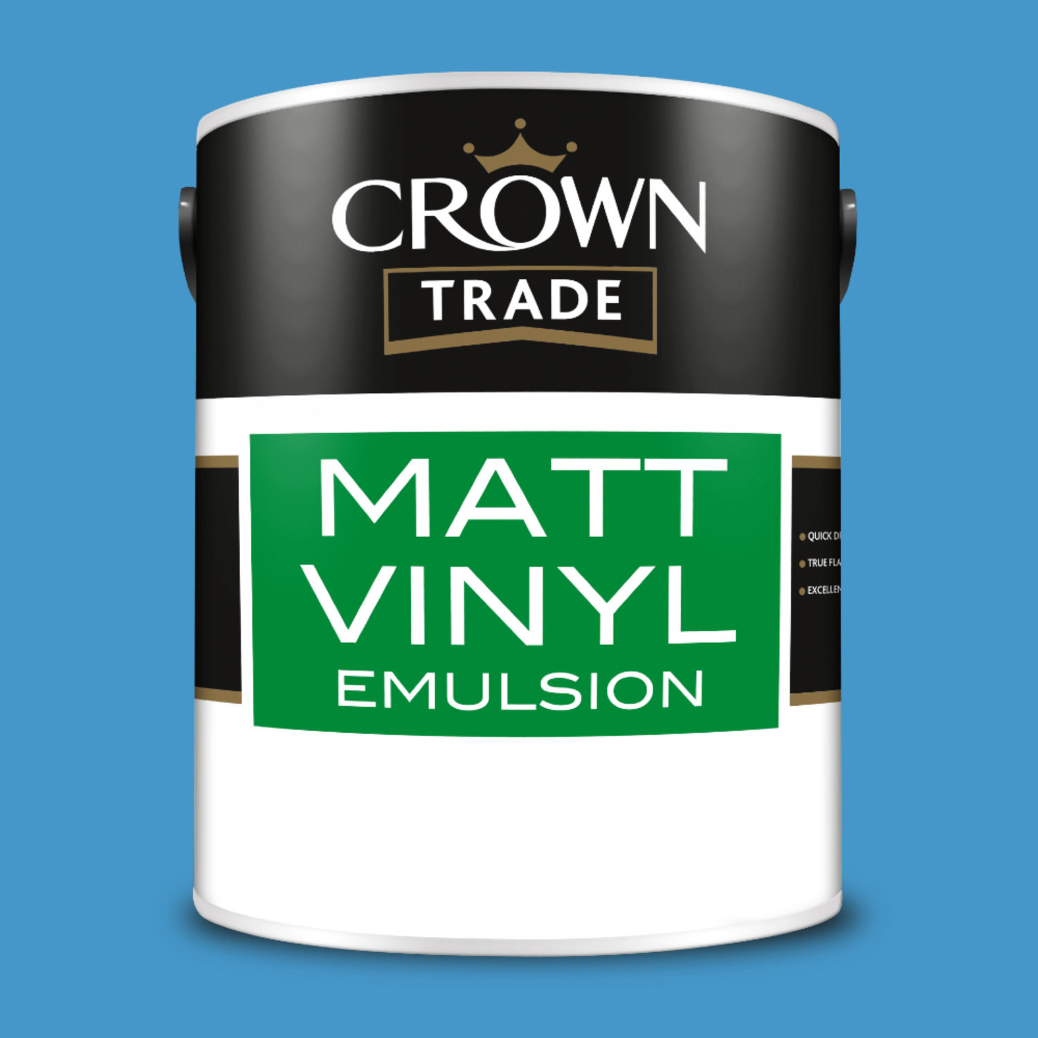 Crown Trade Vinyl Matt Mixed Colour - Peek-A-Boo Blue  / 5l
