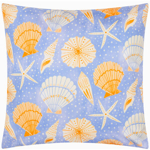 Sea Shells Striped Outdoor Cushion