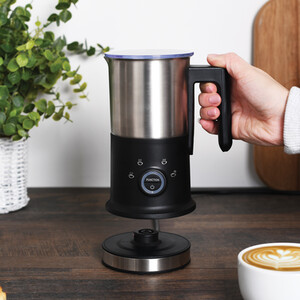 Kitchen Master Stainless Steel Milk Frother with LED Indicator
