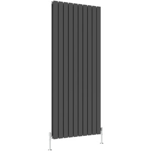 Anthracite / 160cm / 68cm Vertical Flat Panel Radiator Central Heating Rad 1600-1800mm Double Anthracite shot 7864816