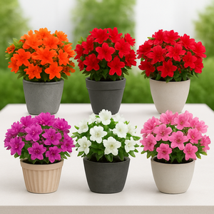 Mixed Japanese Azalea Plants in Pots