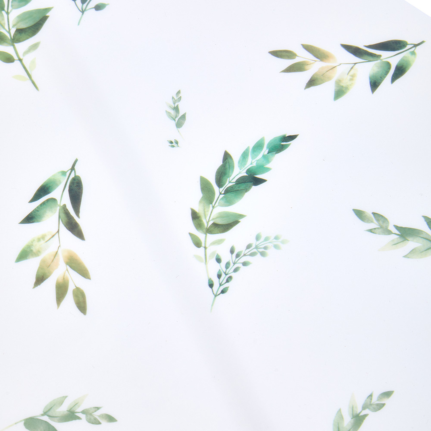 Livingandhome 10pcs Self-Adhesive Floral PVC Wall Stickers - White