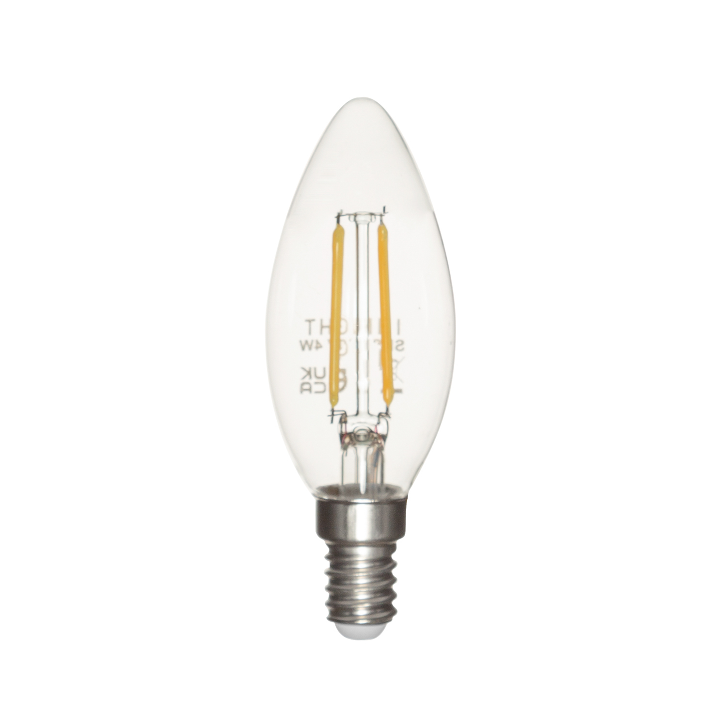5 Pack Of 4 Watt E14 Led Vintage Style Candle Light Bulbs - Warm White