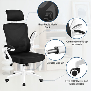 White / 11.4kg Yaheetech Ergonomic High Back Office Chair shot 10858200