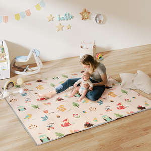 AIYAPLAY Baby Play Mat Double-Sided for Bedroom