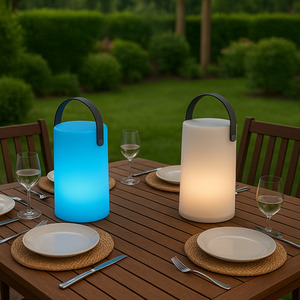 Pair - Glow Beat Outdoor LED Bluetooth Speaker