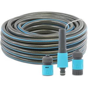 Garden Hose Set with Adjustable Water Spray Nozzle