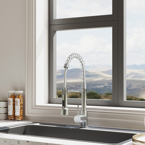 Kitchen Stainless Steel Tap with LED Light