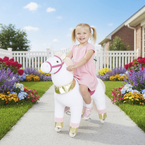 AIYAPLAY Kids Rocking Horse Plush Walking Horse