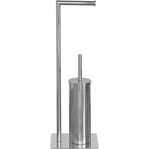 Polished Toilet Roll and Brush Holder