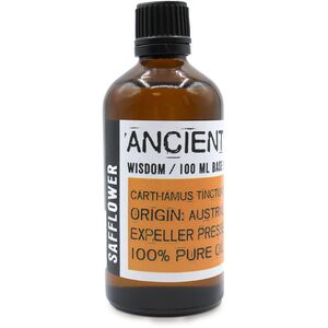 Pure Safflower Oil 100ml - Natural Skin Diluent
