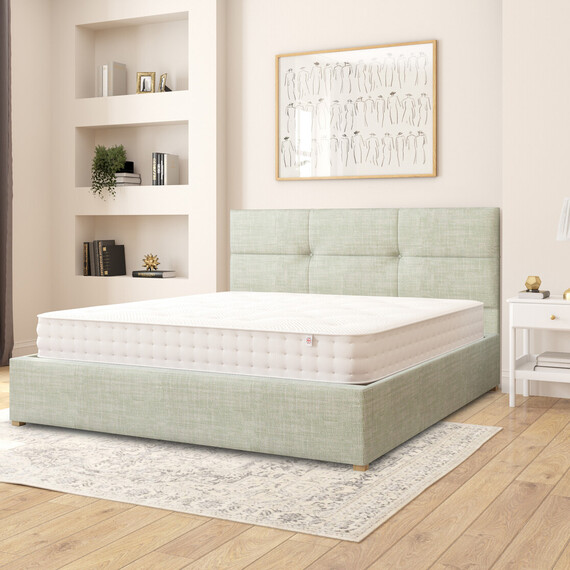 Caine Cotton Ottoman Storage Bed