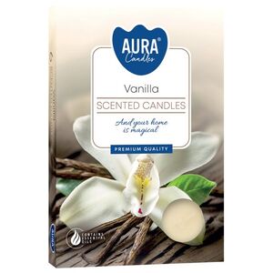 Vanilla Scented Tealights Set of 6 for Ambiance