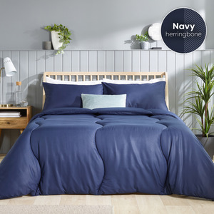 Slumberdown Coverless Comfort Embossed Herringbone 10.5 Tog Duvet