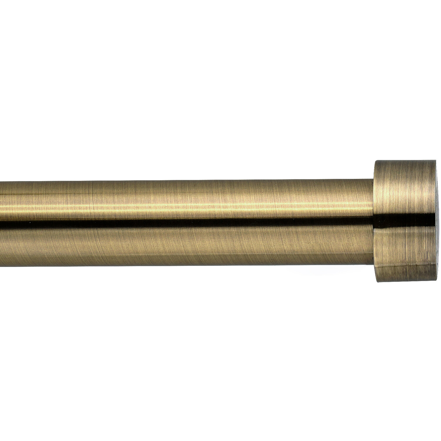 Stockholm Curtain Pole - Brass / 120 - 210 cm