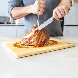MasterClass Wooden Spiked Carving Board