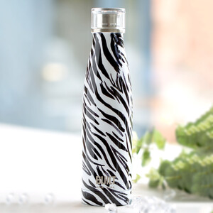 Built 500ml Double Walled Stainless Steel Water Bottle Zebra