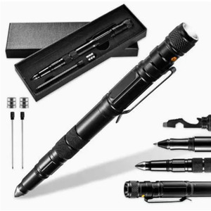 Multi-Function Tool Pen with LED Flashlight