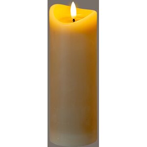 Luxe Collection Melted LED Candle Flameless, Realistic Glow