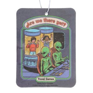 Are We There Yet Apple Car Air Freshener Steven Rhodes Retro Gift