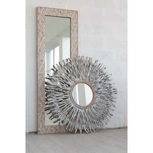 Jensen Rectangular Silver Wall Mirror