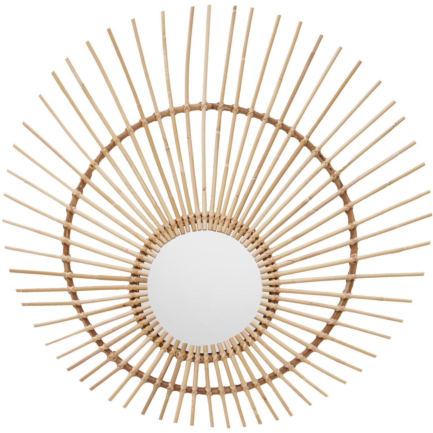 Catalina Reflective Frame Wall Mirror - Natural