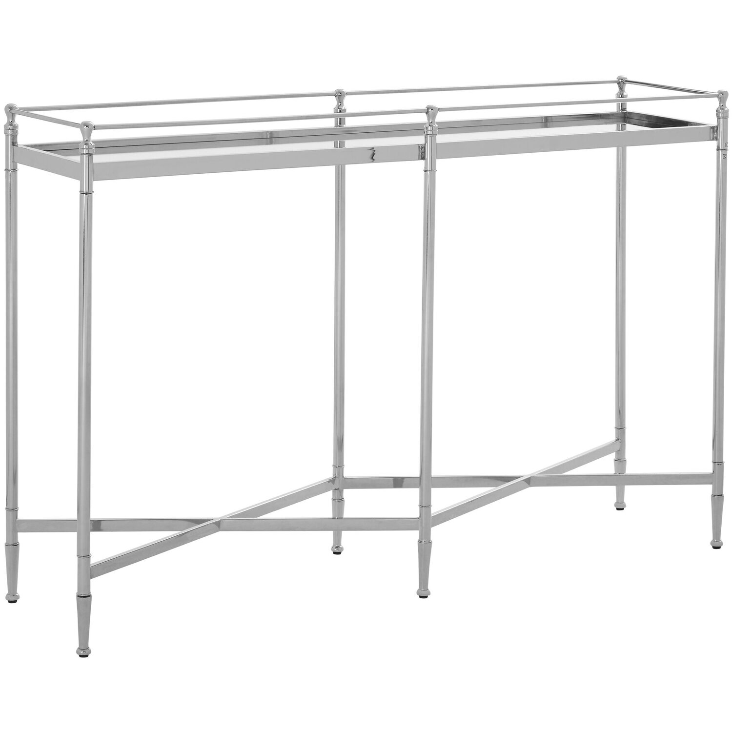 Zach Console Table - Silver