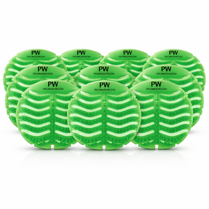 Urinal Mats Pack of 10 Fresh Apple Fragrance – Anti-Splash Urinal Screens with 30 Day Odour Control
