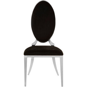 Eliza Black Velvet Dining Chair