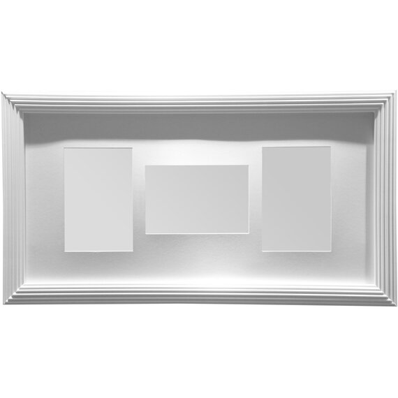 Maren White 3 Photo Multi Photo Frame