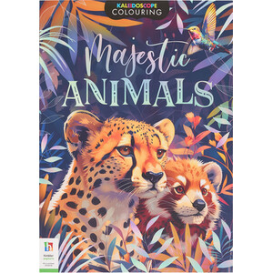 Kaleidoscope Majestic Animals Colouring Book
