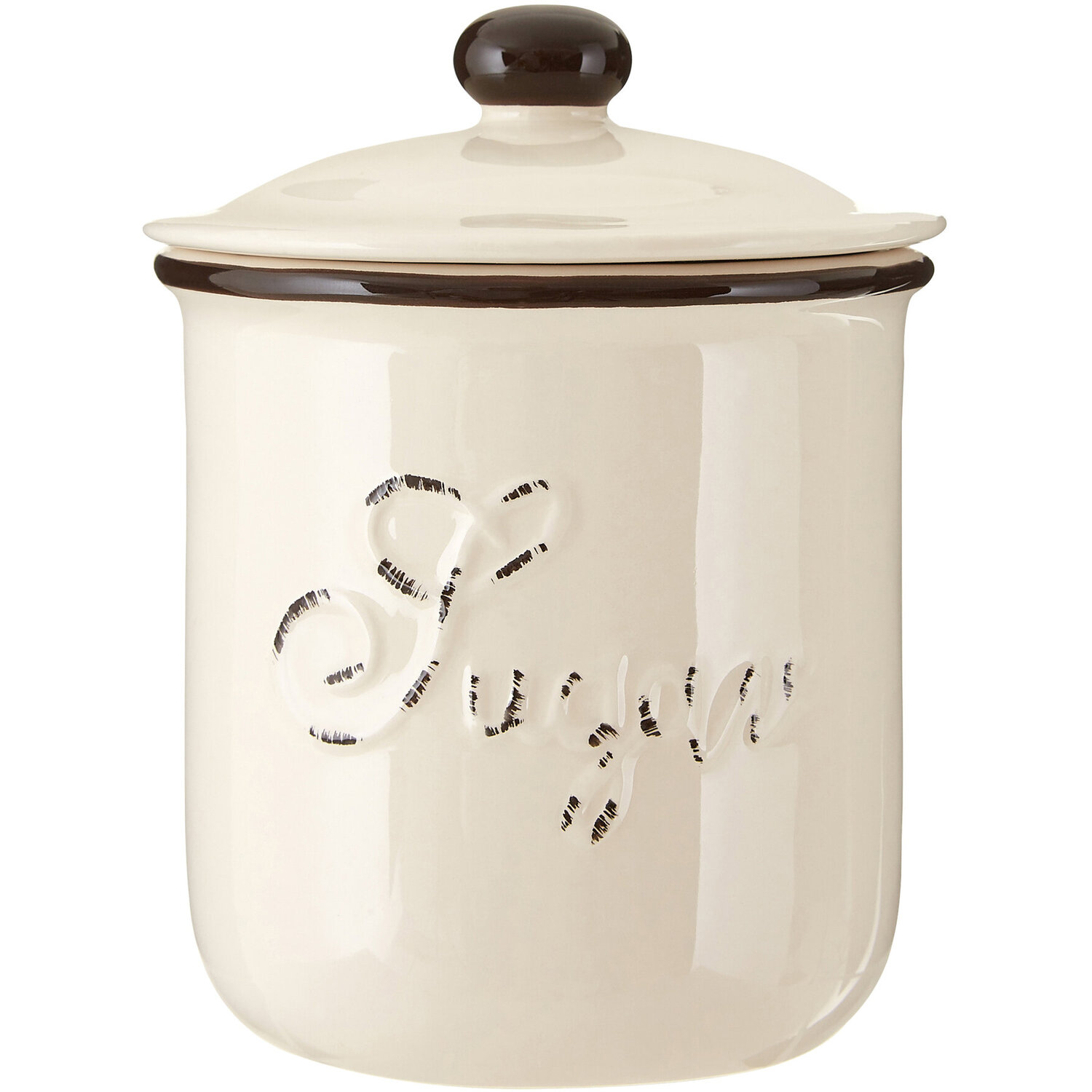 Maison By Premier Chiltern Cream Small Sugar Canister - Cream