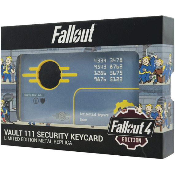 Fallout 4 Vault 111 Limited Edition Security Keycard Metal Replica