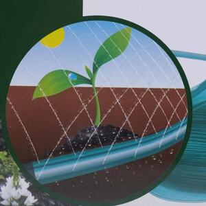 7.5M Garden Sprinkler Hose - Green
