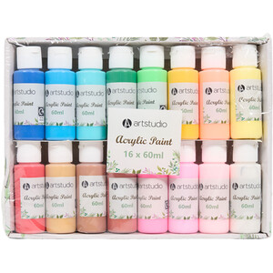 Pack of 16 Acrylic Paints