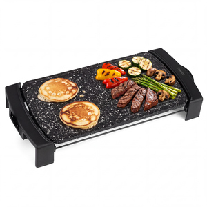 2-in-1 Electric Grill Griddle Combo