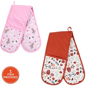 Halloween Print Double Oven Glove