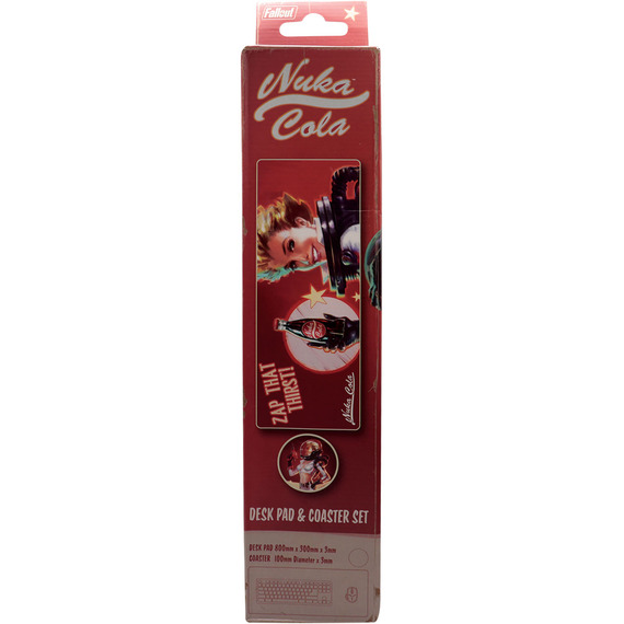 Fallout Nuka-Cola XL Desk Pad and Coaster Set