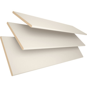 Cream / 85 50mm Slat Real Wood Venetian Blind With Strings 120cm Drop shot 14607164