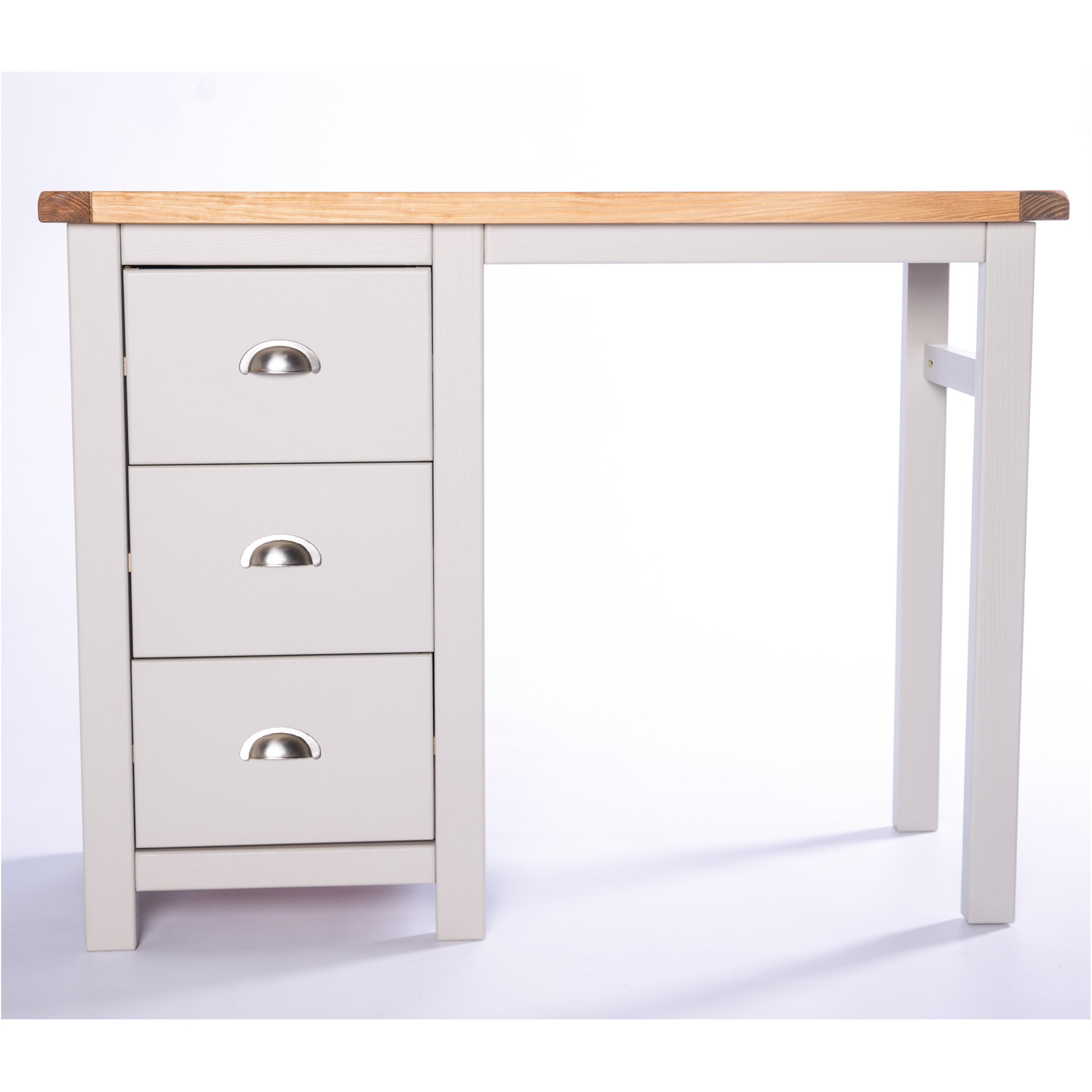 Cabinet Bits Argenta 3 Drawer Dressing Table - Grey