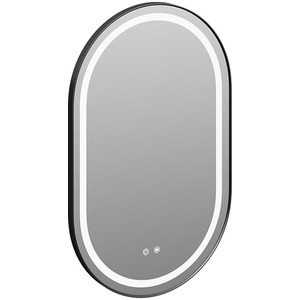 Wall Mounted Oval LED Bathroom Mirror with Lighting
