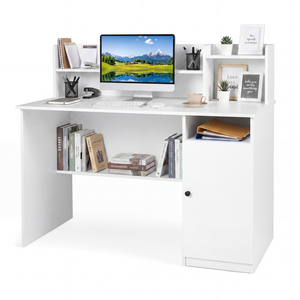 Modern Study Desk with Monitor Stand