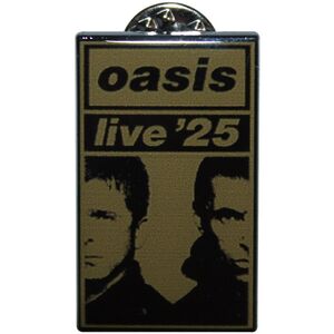 Oasis Live ´25 Gold Split Faces Badge