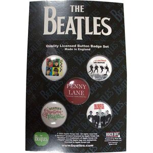 The Beatles Liverpool Badge (Pack of 5)