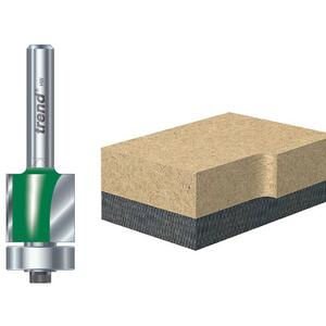 TREND C116 X 1/2 Tct 90 Bearing Guided Trimmer Cutter 12.7 X 25.4mm
