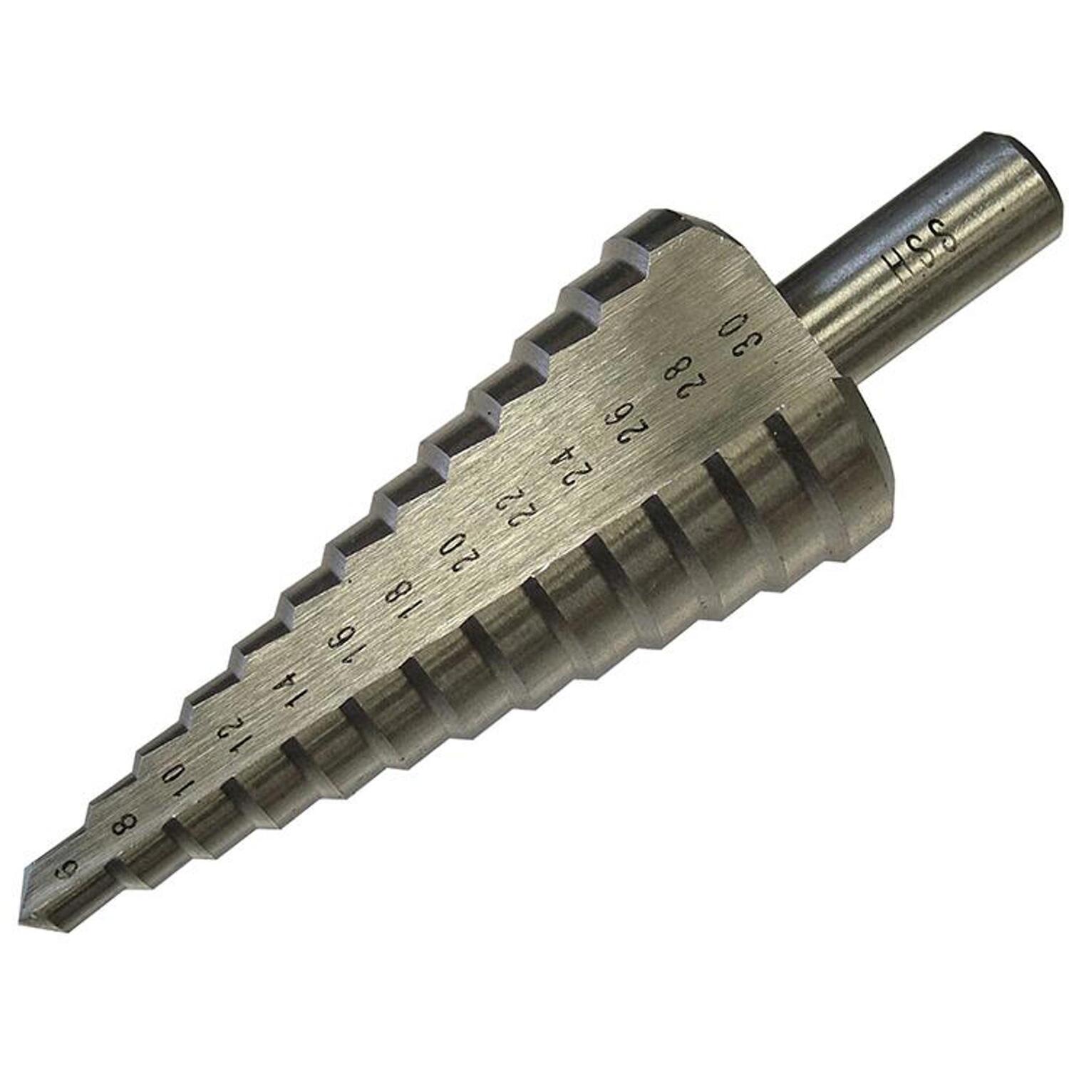 Faithfull HSS Step Drill Bit 6-30mm FAISD630 - Image 11