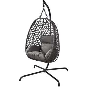 Patio Egg Chair with Cushions